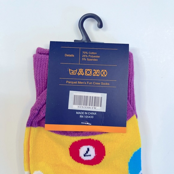 Crew Socks -Billiards/Pool- NWT - Picture 4 of 4